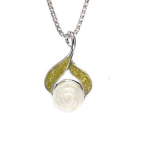 Galaxia Pendant With Lab-Grown Yellow Diamond Druzy